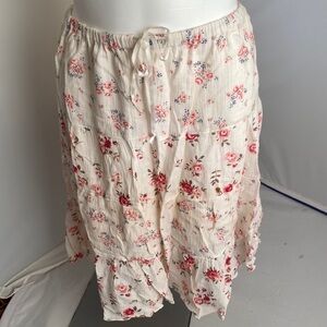 Abercrombie and Fitch floral multicolor pull on skirt S